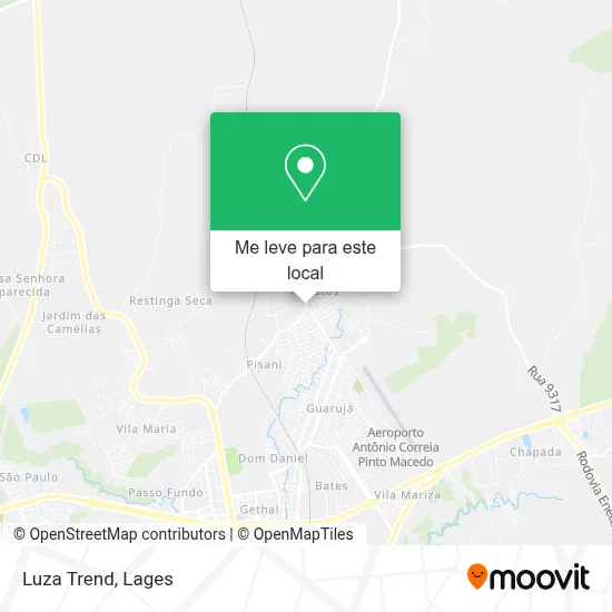 Luza Trend mapa