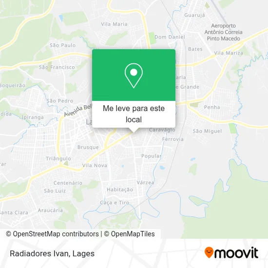 Radiadores Ivan mapa