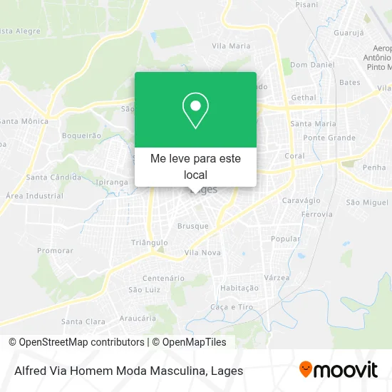 Alfred Via Homem Moda Masculina mapa