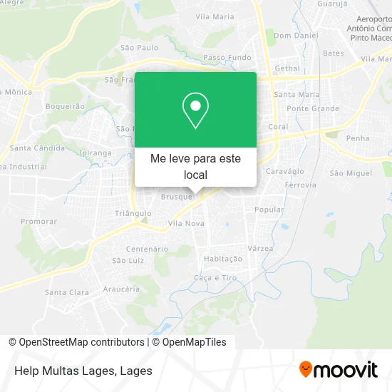 Help Multas Lages mapa
