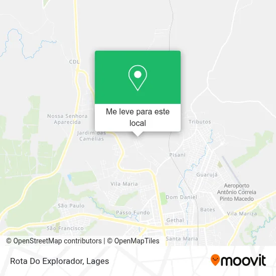 Rota Do Explorador mapa