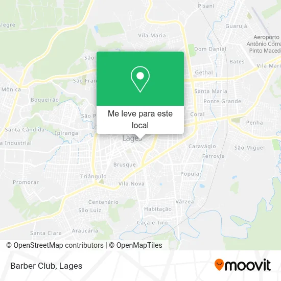 Barber Club mapa