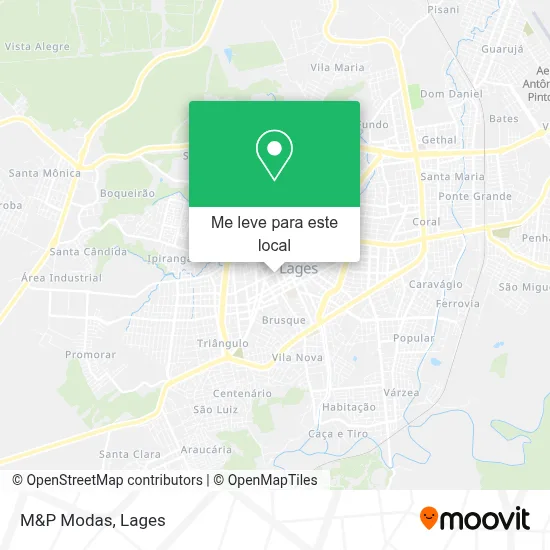 M&P Modas mapa