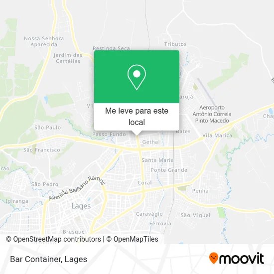 Bar Container mapa