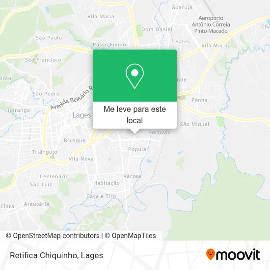 Retifica Chiquinho mapa