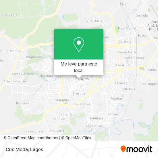Cris Moda mapa