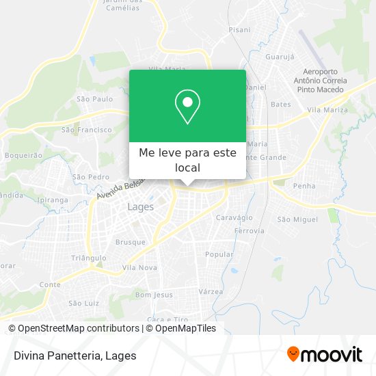 Divina Panetteria mapa