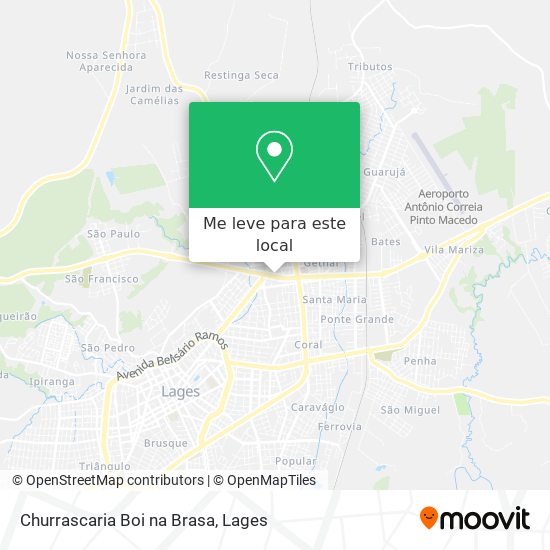 Churrascaria Boi na Brasa mapa