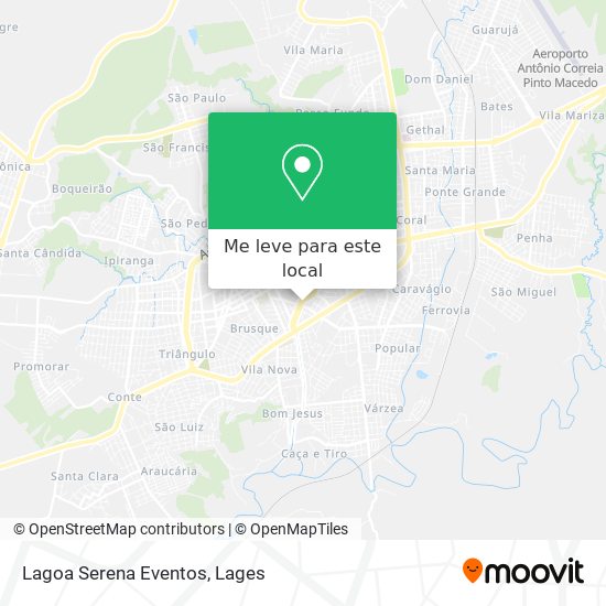 Lagoa Serena Eventos mapa