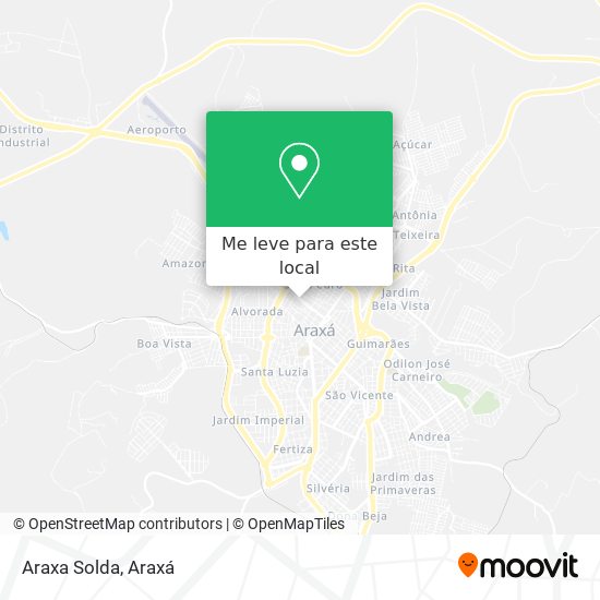 Araxa Solda mapa