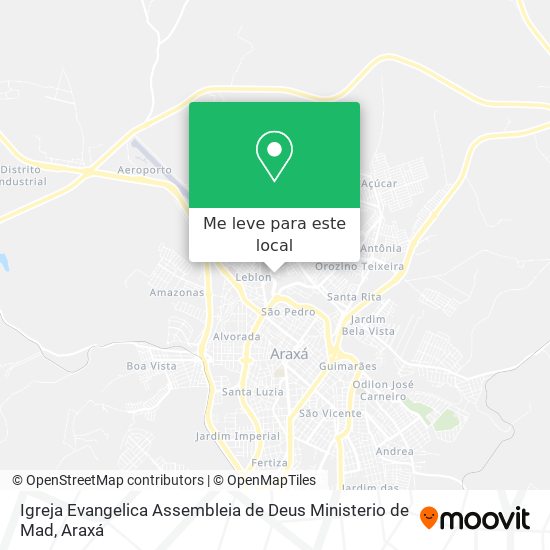 Igreja Evangelica Assembleia de Deus Ministerio de Mad mapa