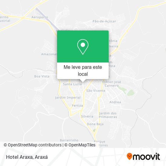 Hotel Araxa mapa