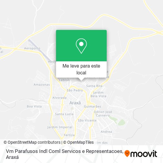 Vm Parafusos Indl Coml Servicos e Representacoes mapa