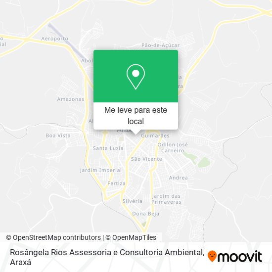 Rosângela Rios Assessoria e Consultoria Ambiental mapa