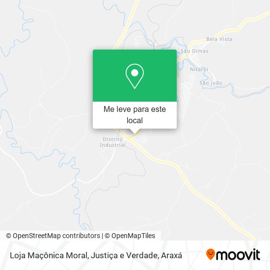 Loja Maçônica Moral, Justiça e Verdade mapa
