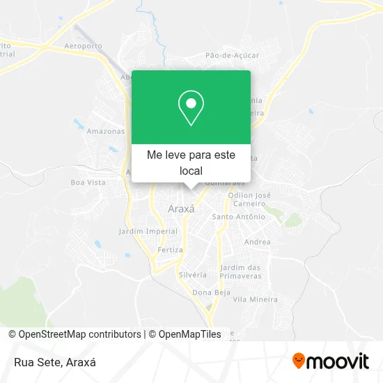 Rua Sete mapa