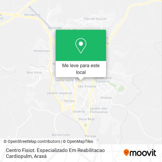 Centro Fisiot. Especializado Em Reabilitacao Cardiopulm mapa