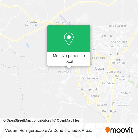 Vedam Refrigeracao e Ar Condicionado mapa