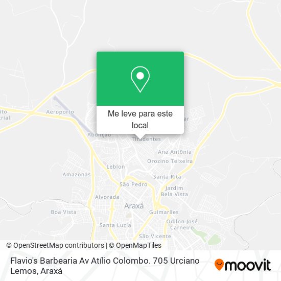 Flavio's Barbearia Av Atílio Colombo. 705 Urciano Lemos mapa