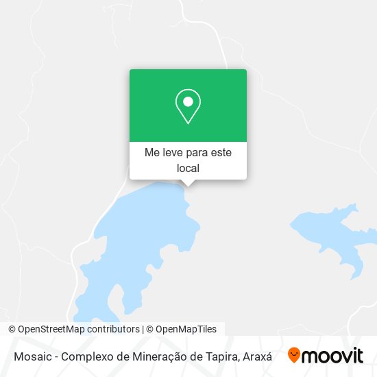 Mosaic - Complexo de Mineração de Tapira mapa