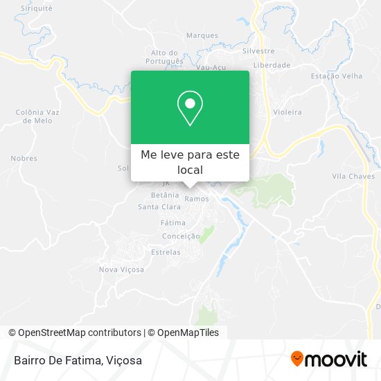 Bairro De Fatima mapa
