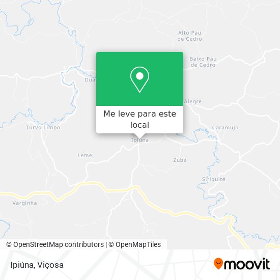 Ipiúna mapa