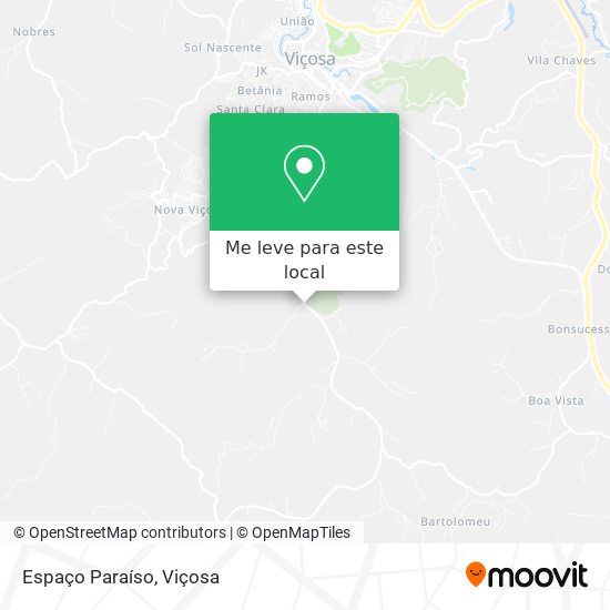 Espaço Paraíso mapa