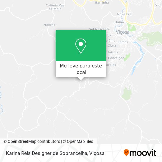 Karina Reis Designer de Sobrancelha mapa