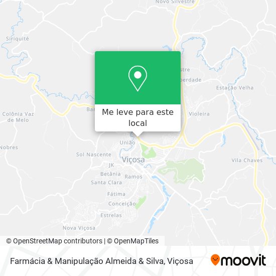 Farmácia & Manipulação Almeida & Silva mapa