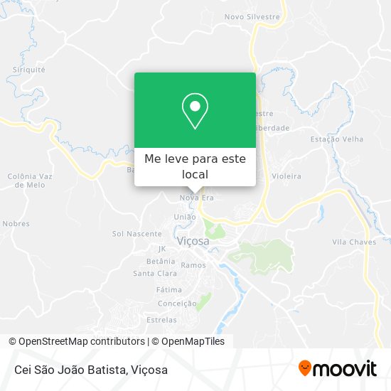Cei São João Batista mapa