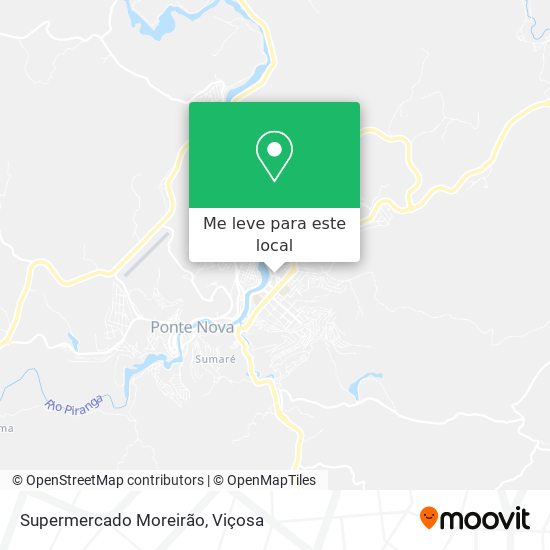 Supermercado Moreirão mapa