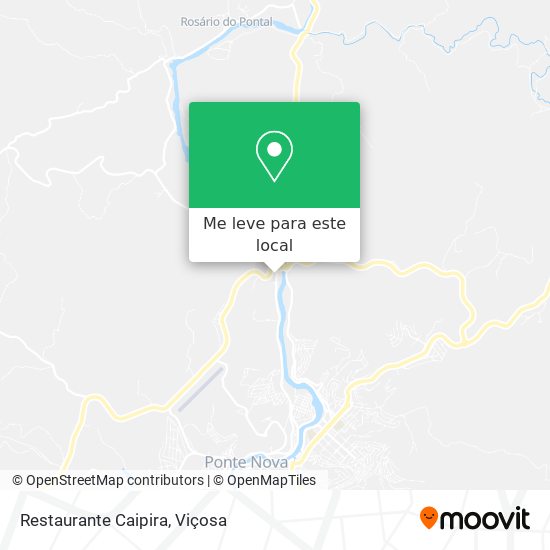 Restaurante Caipira mapa