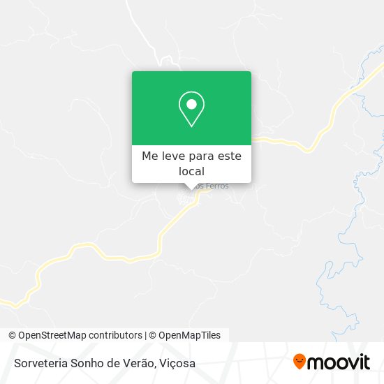 Sorveteria Sonho de Verão mapa