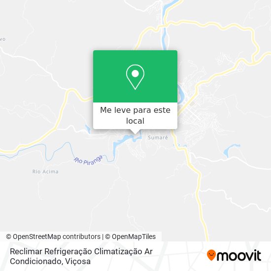 Reclimar Refrigeração Climatização Ar Condicionado mapa