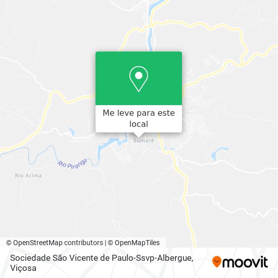 Sociedade São Vicente de Paulo-Ssvp-Albergue mapa