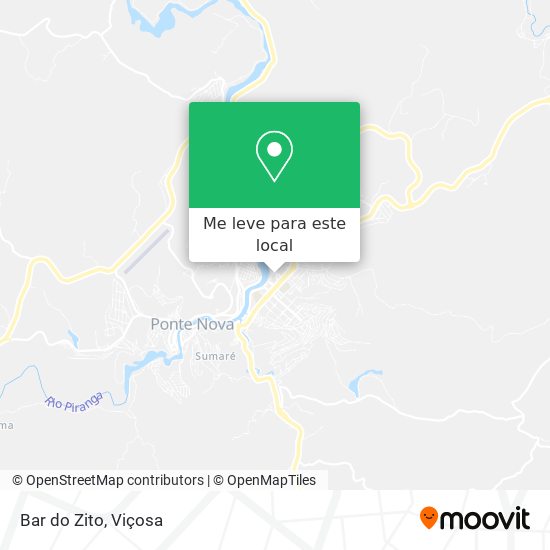 Bar do Zito mapa