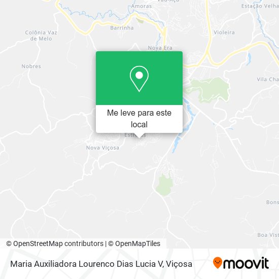 Maria Auxiliadora Lourenco Dias Lucia V mapa