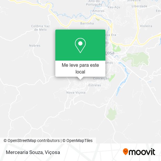 Mercearia Souza mapa