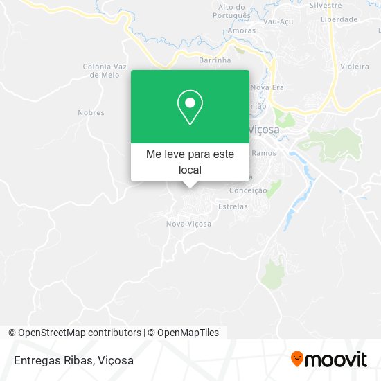 Entregas Ribas mapa