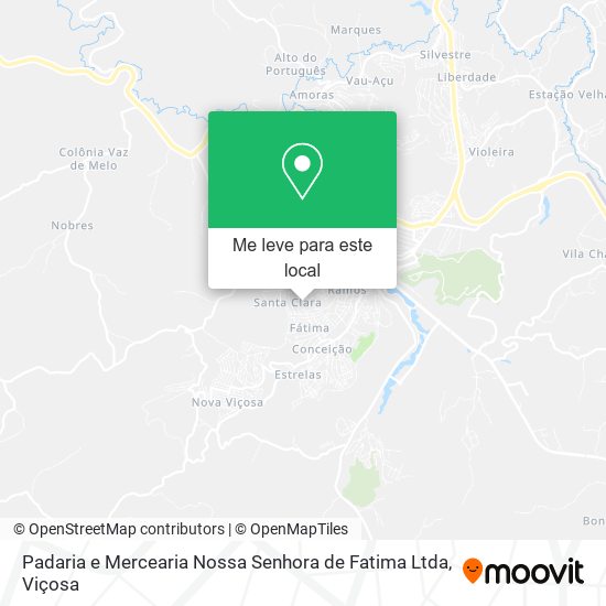 Padaria e Mercearia Nossa Senhora de Fatima Ltda mapa