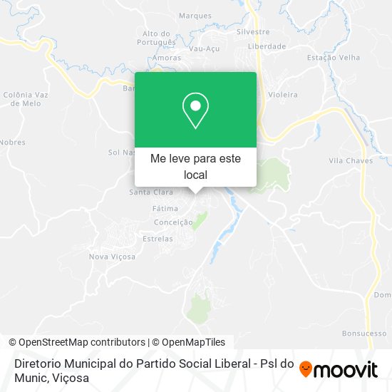 Diretorio Municipal do Partido Social Liberal - Psl do Munic mapa