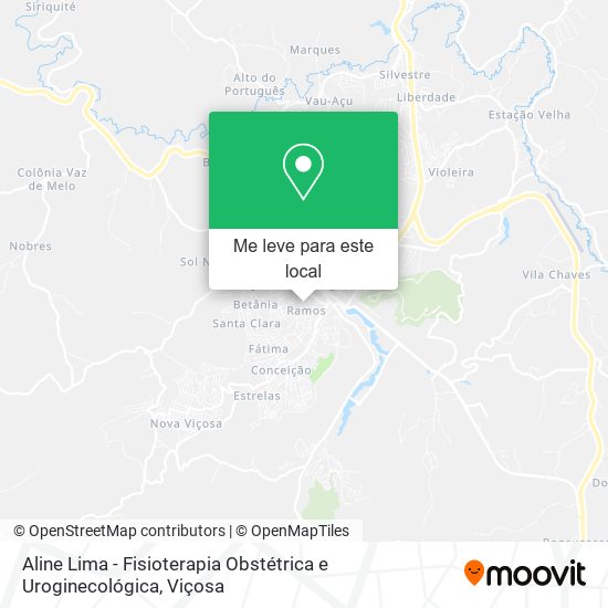 Aline Lima - Fisioterapia Obstétrica e Uroginecológica mapa