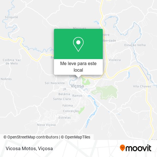 Vicosa Motos mapa