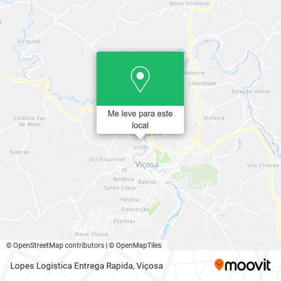 Lopes Logistica Entrega Rapida mapa