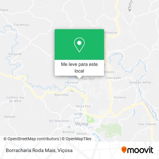 Borracharia Roda Mais mapa