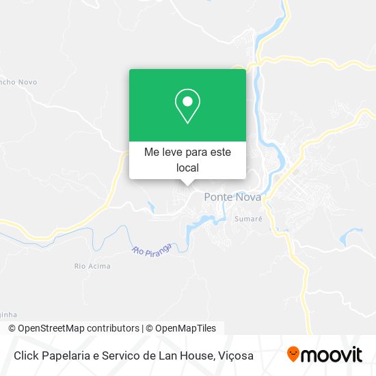 Click Papelaria e Servico de Lan House mapa