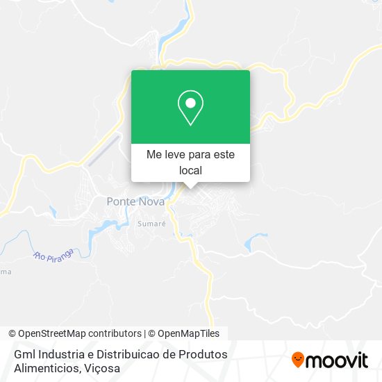 Gml Industria e Distribuicao de Produtos Alimenticios mapa