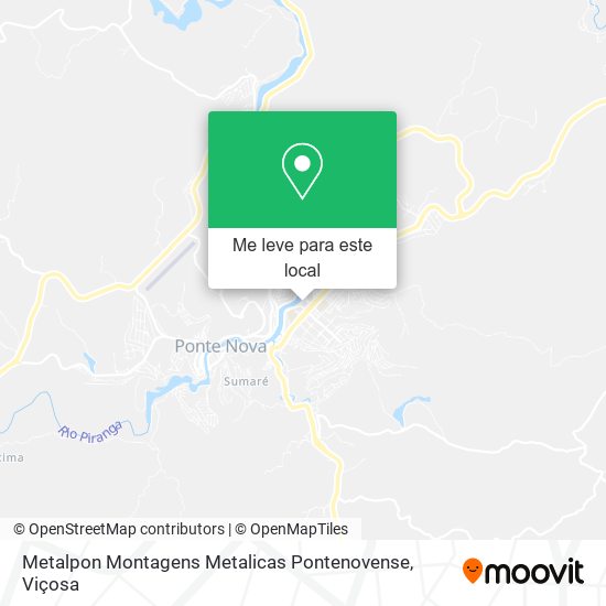 Metalpon Montagens Metalicas Pontenovense mapa