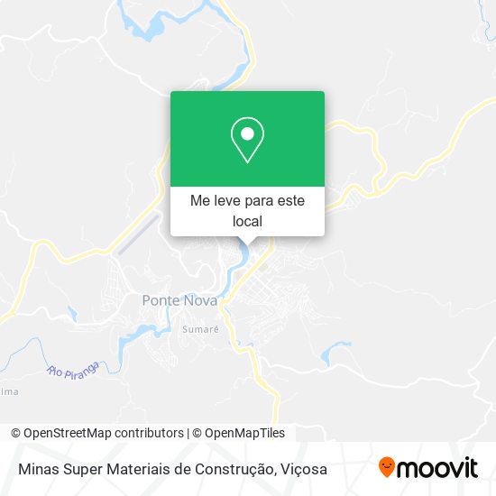 Minas Super Materiais de Construção mapa