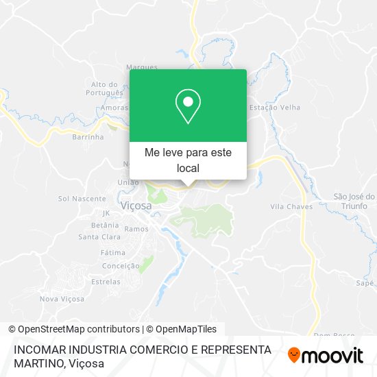 INCOMAR INDUSTRIA COMERCIO E REPRESENTA MARTINO mapa